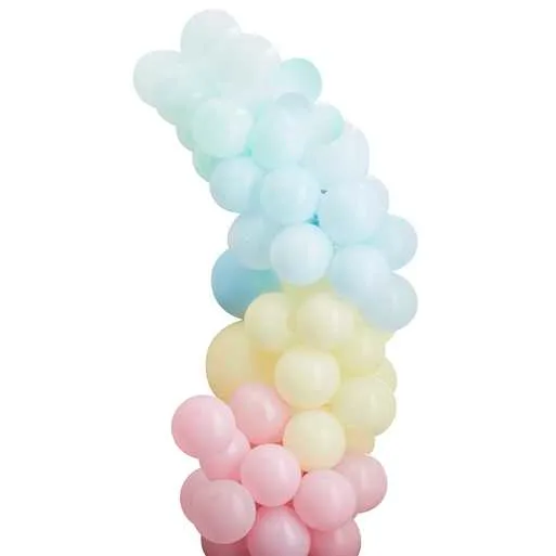 Ballongirlande in Pastellfarben 75-tlg. – Bild 2