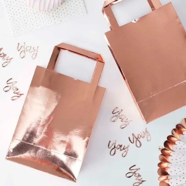 Geschenktüten "Pick and Mix" - Rosegold- 5 Stück