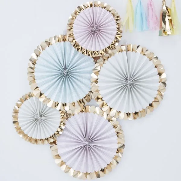 Dekofächer 'Pick & Mix Pastell' 5er Set