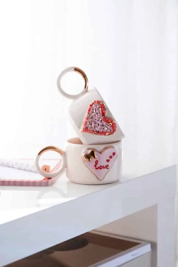 HERZ- Keramik Tasse – Bild 2